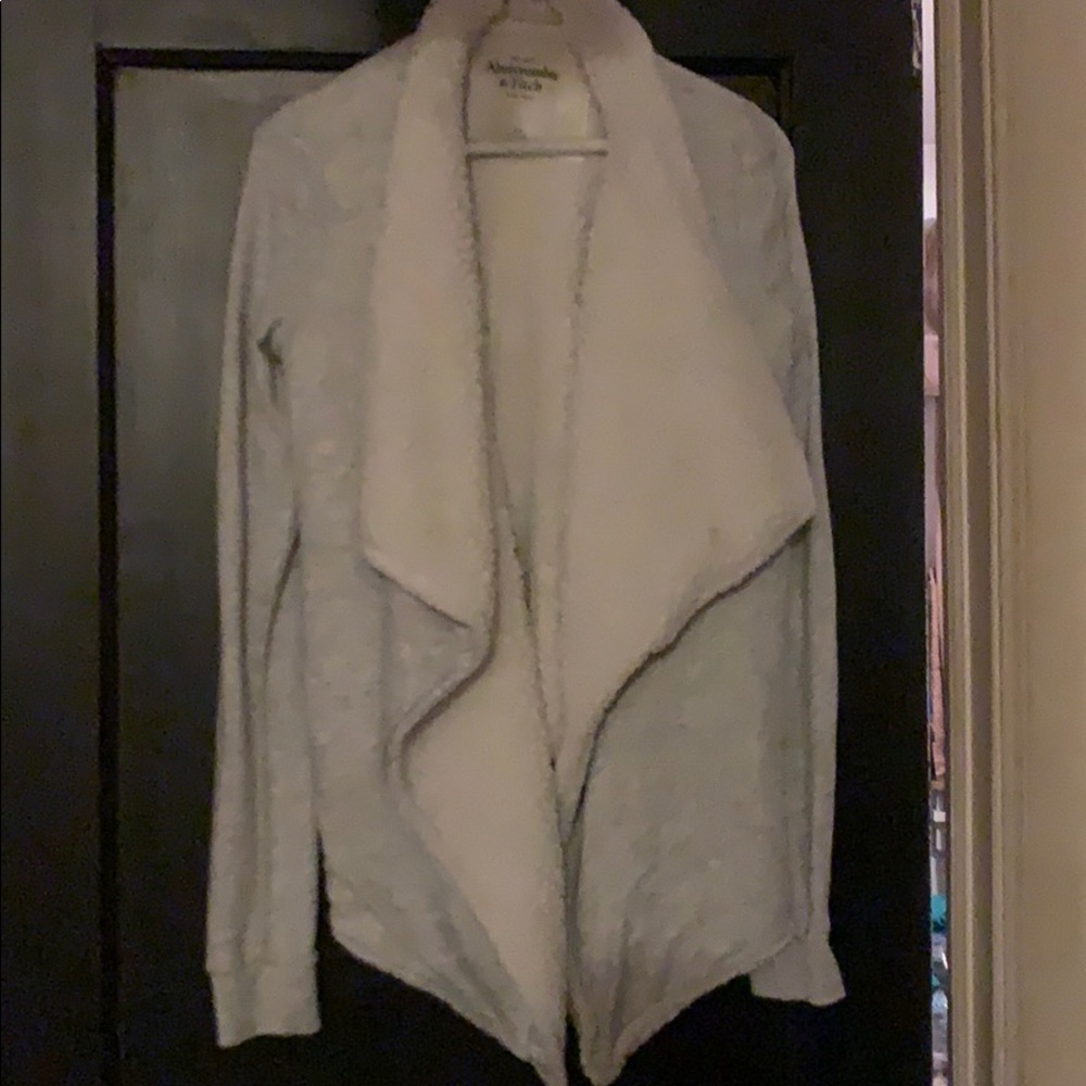 Abercrombie & Fitch Sherpa Cardigan